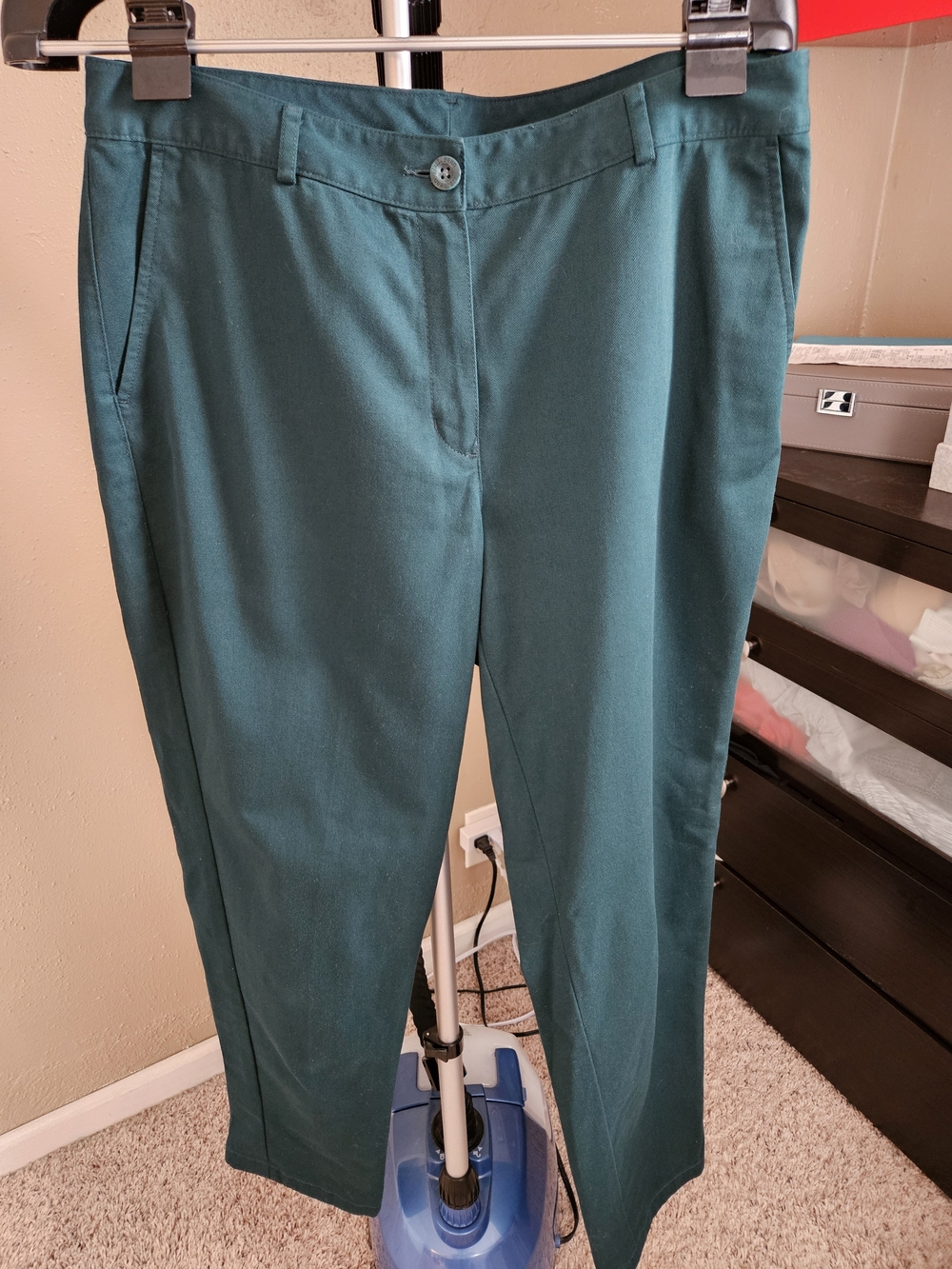 L.L. Bean Dark Teal Favorite Fit Pants